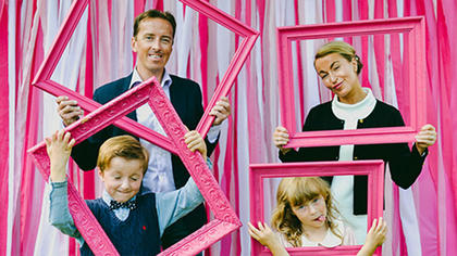 Velkommen til den store rosa familiefotodagen!